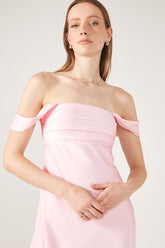 Ruched Off-Shoulder Mini Dress